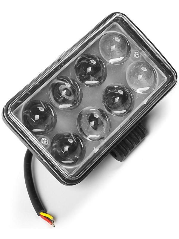Противотуманная фара, 12 В, 8 LED, IP67, 6000 К, направленный свет