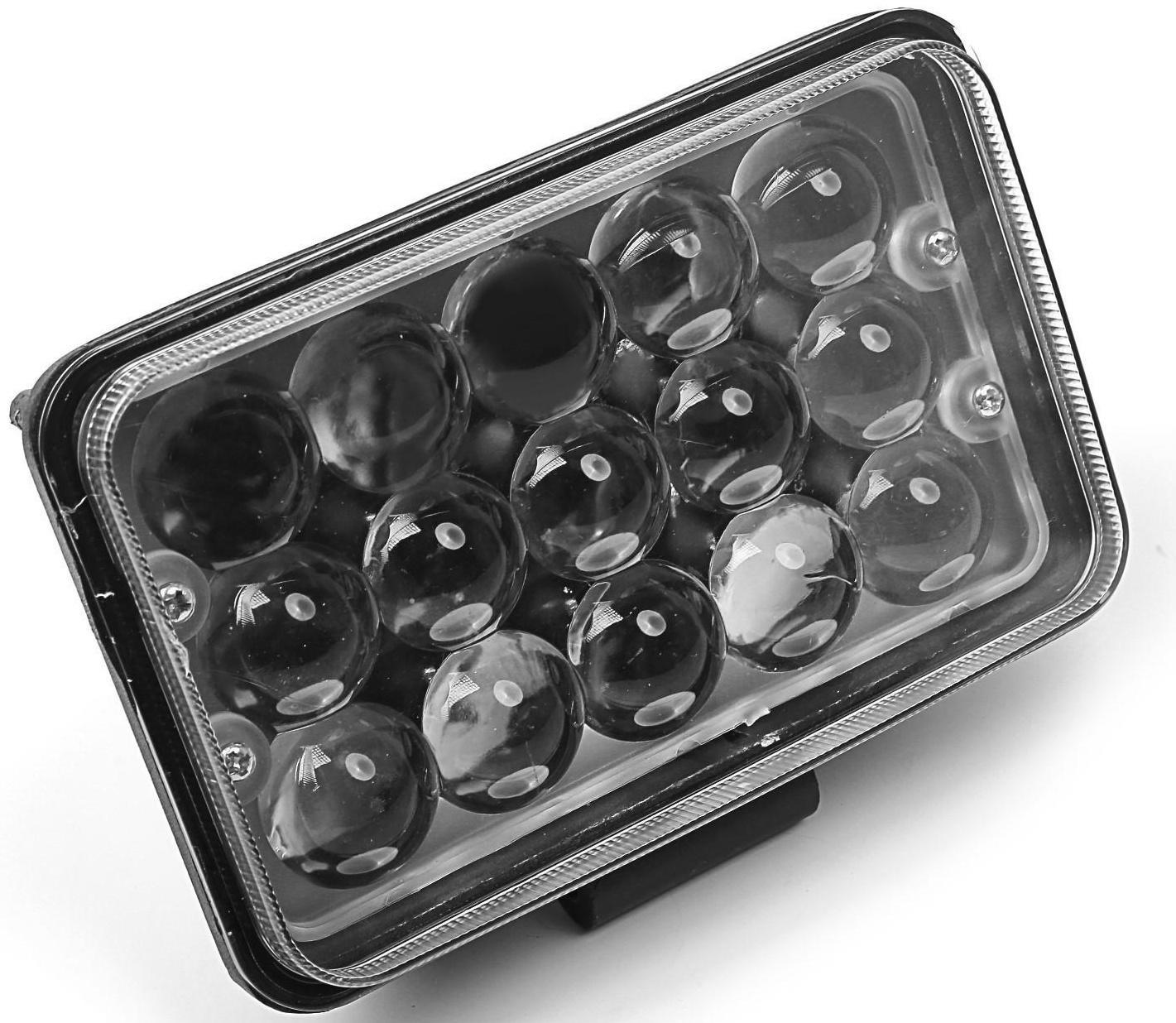 Противотуманная фара, 12 В, 15 LED, IP67, 6000 К, направленный свет