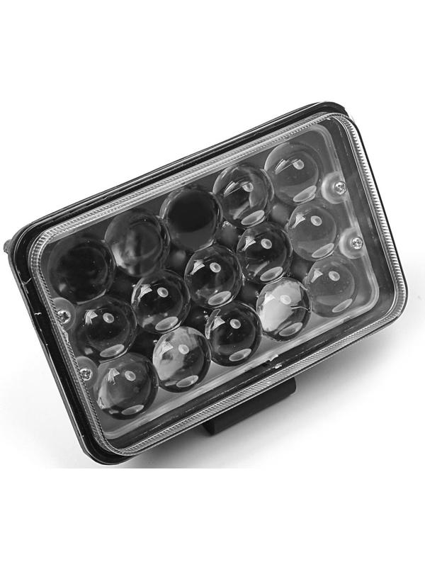 Противотуманная фара, 12 В, 15 LED, IP67, 6000 К, направленный свет