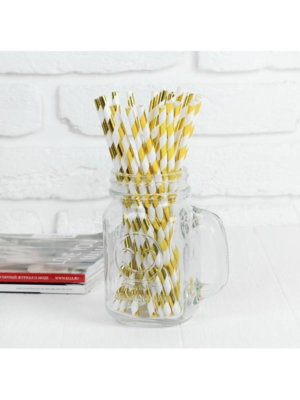 Трубочка для коктейля «Спираль», набор 25 шт.