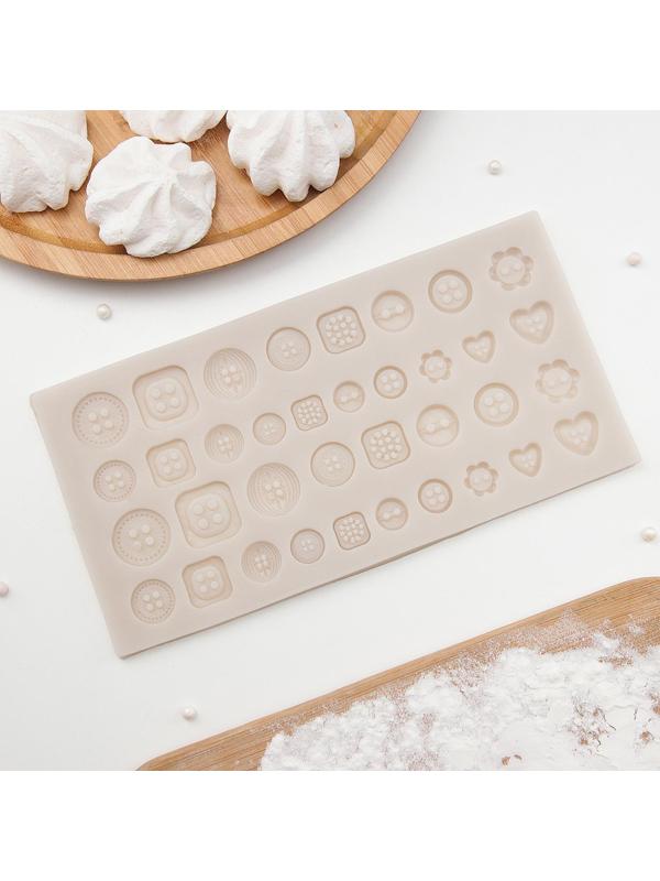 Молд «Пуговицы», 21,3×10,6 см, цвет МИКС