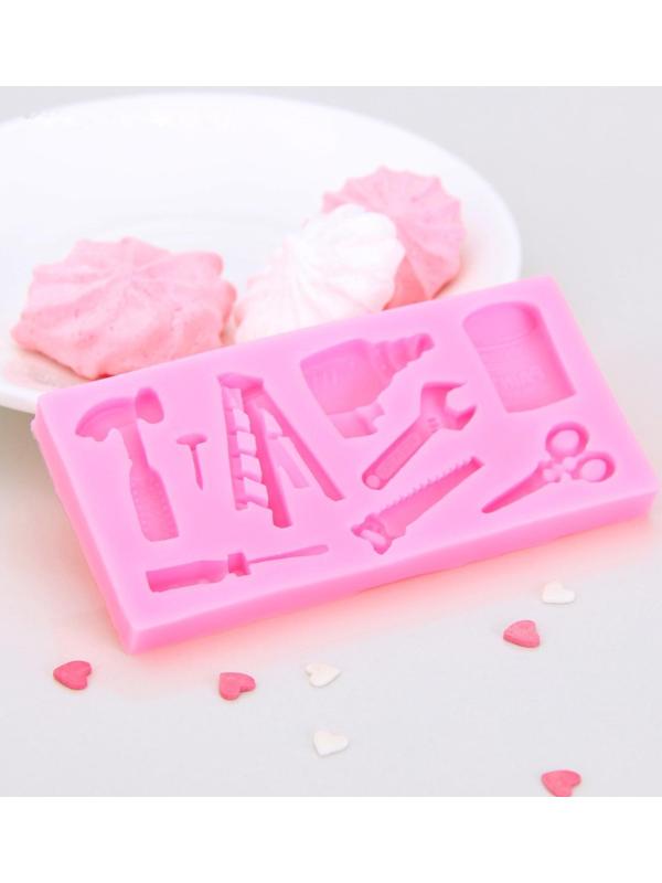 Молд «Инструменты», 10,5×5×1 см, цвет МИКС