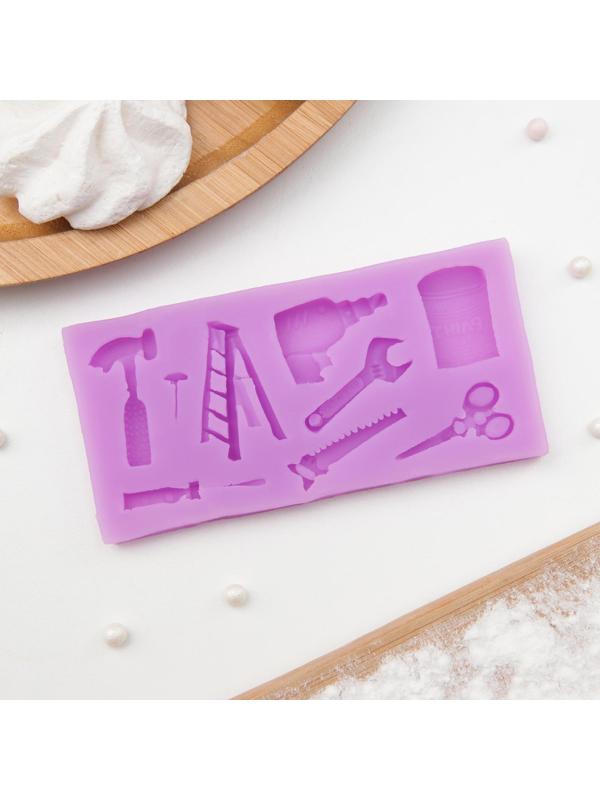 Молд «Инструменты», 10,5×5×1 см, цвет МИКС