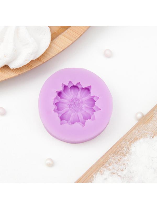 Молд «Цветок», 4,5×4,5×1,4 см, цвет МИКС