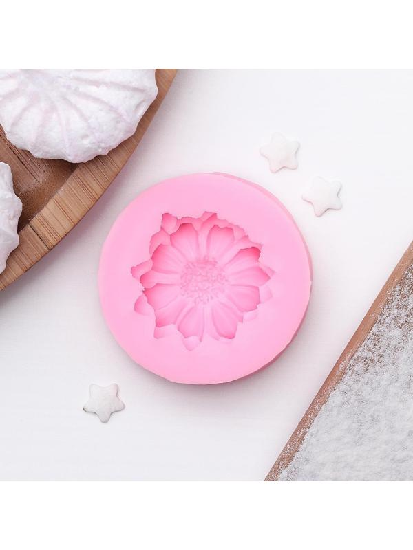 Молд «Цветок», 4,5×4,5×1,4 см, цвет МИКС