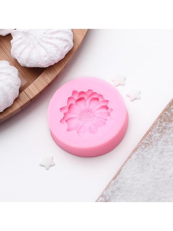 Молд «Цветок», 4,5×4,5×1,4 см, цвет МИКС