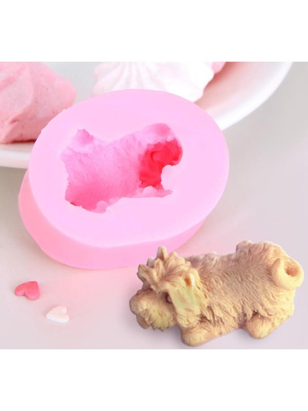 Молд «Собака», 5×4 см, внутри 3,5×2,5 см