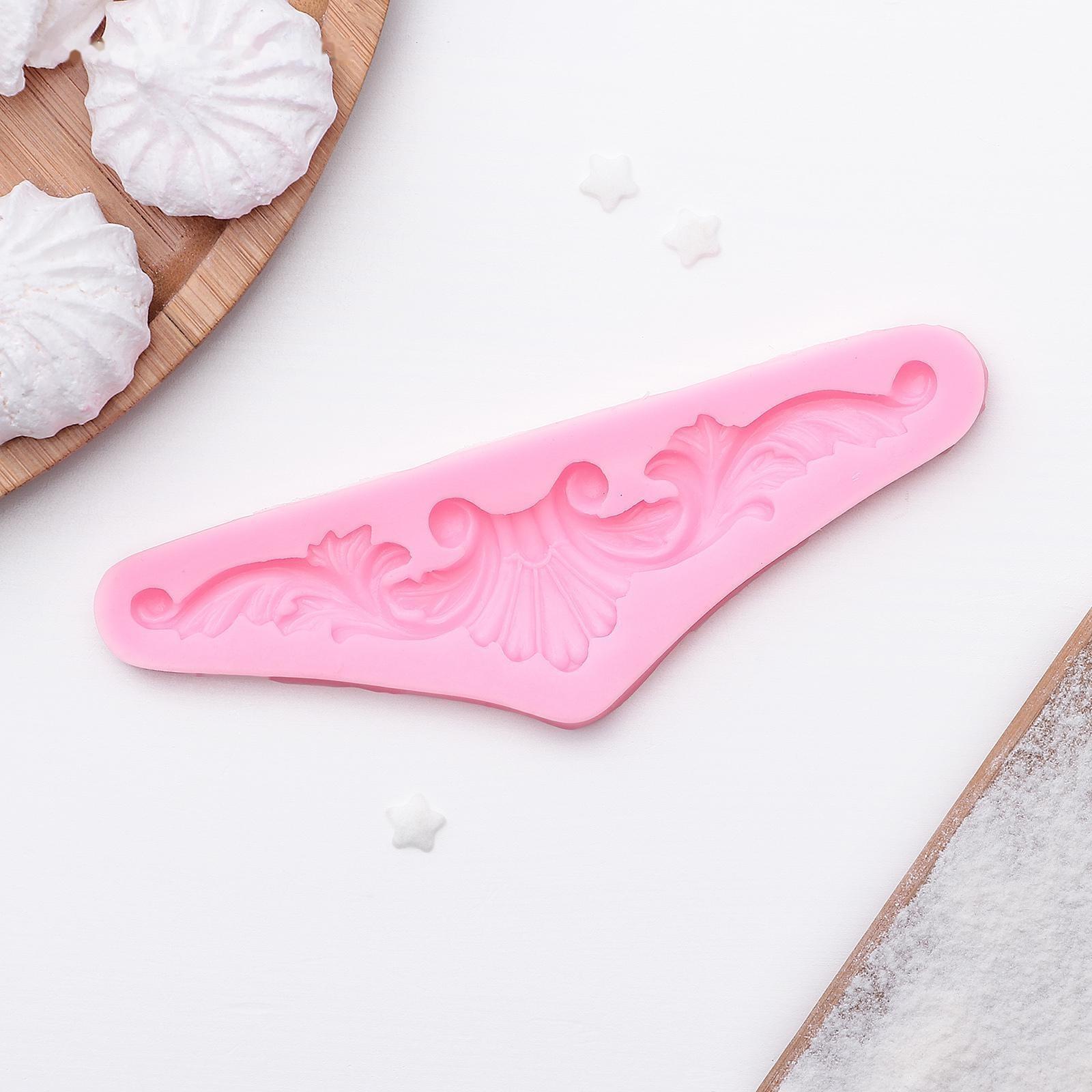 Молд «Лепнина», 14,3×4,7×0,9 см, цвет МИКС