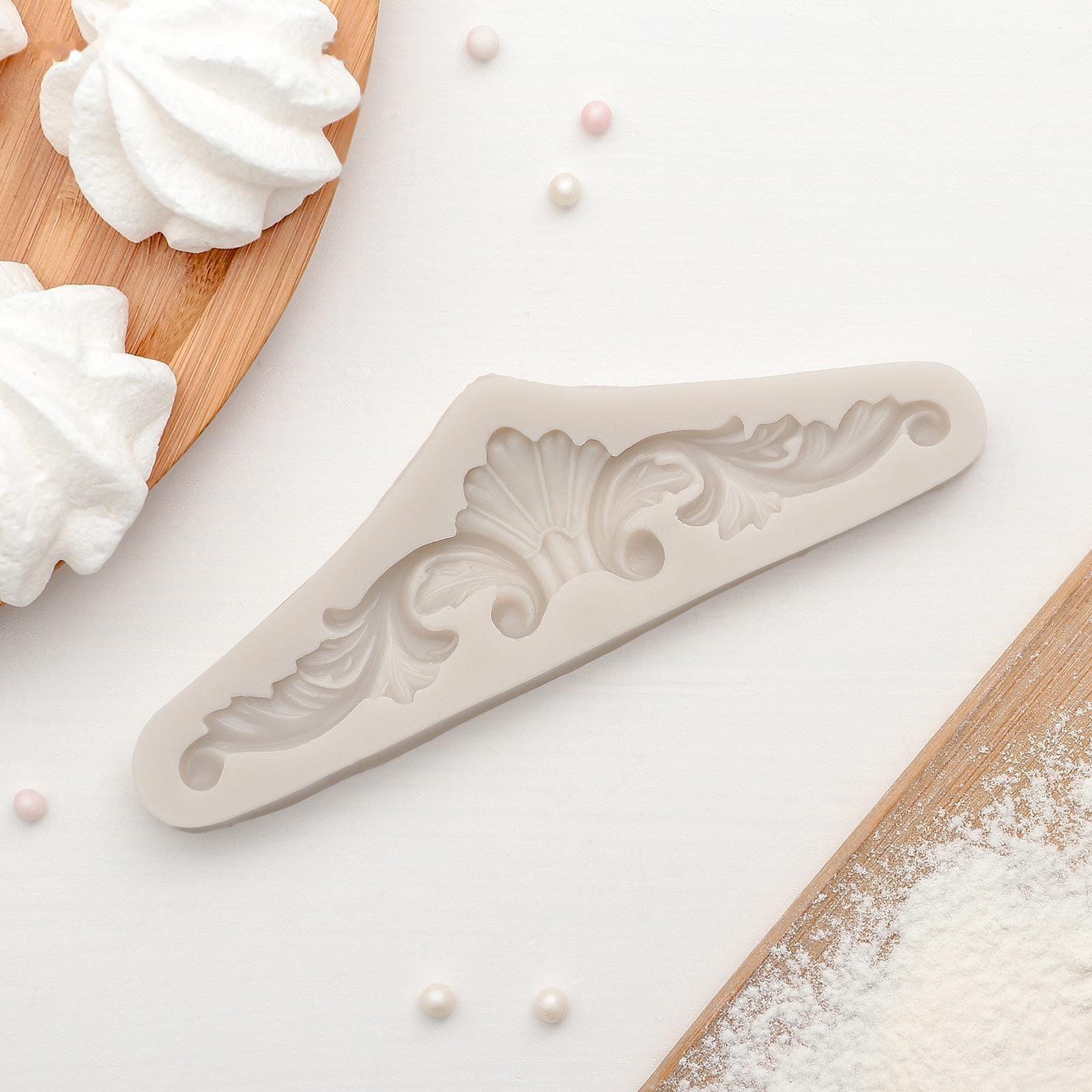 Молд «Лепнина», 14,3×4,7×0,9 см, цвет МИКС