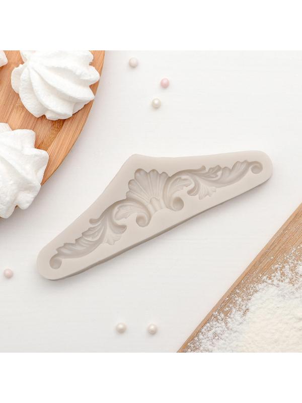 Молд «Лепнина», 14,3×4,7×0,9 см, цвет МИКС