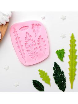 Молд «Гербарий», 9,5×8×0,8 см, цвет МИКС