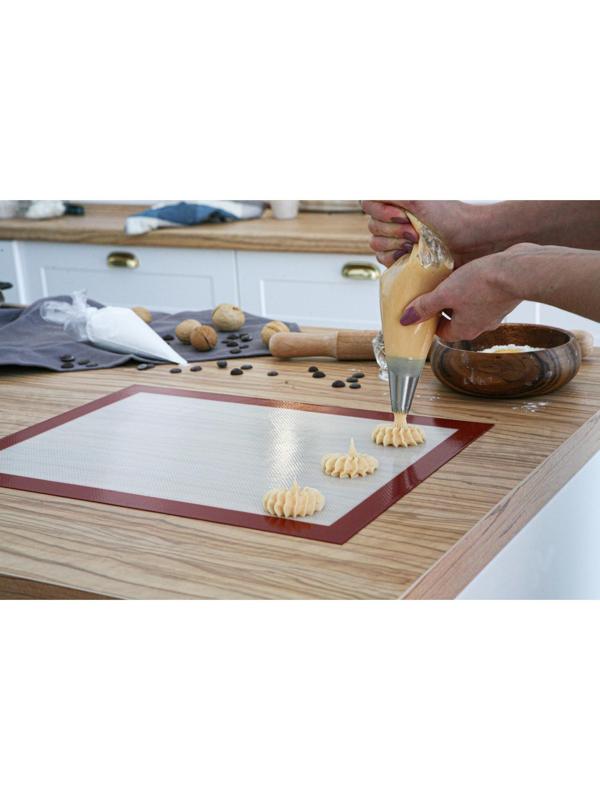 Коврик армированный, 42×29,5 см, цвет бежевый