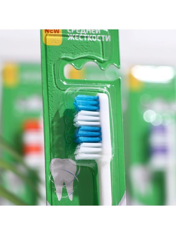 Зубная щётка Rendal Simply, средней жёсткости, 1 шт. МИКС