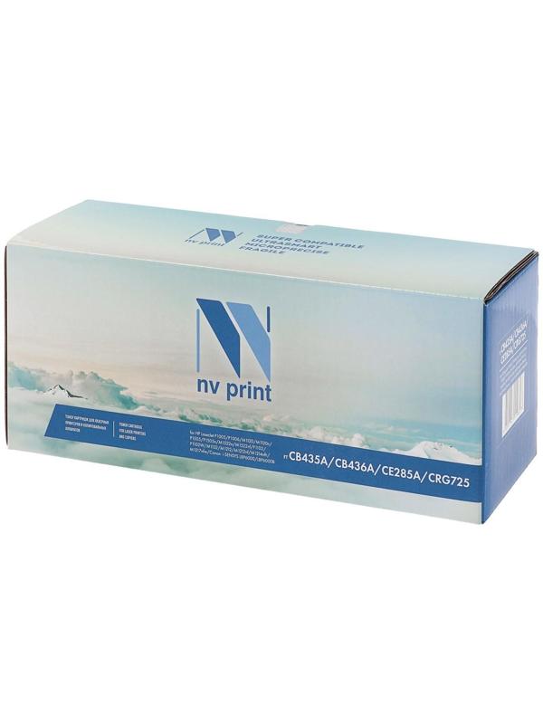 Картридж NV PRINT CB435A/CB436A/CE285A/CRG725 для HP и Canon (2000k), черный