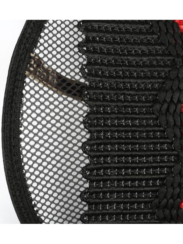 Ортопедическая спинка на сиденье усиленная, ромб, 38×39 см, черный