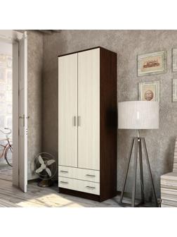 Шкаф 2-ух дверный Дуэт 800х480х2200 Венге/Лоредо