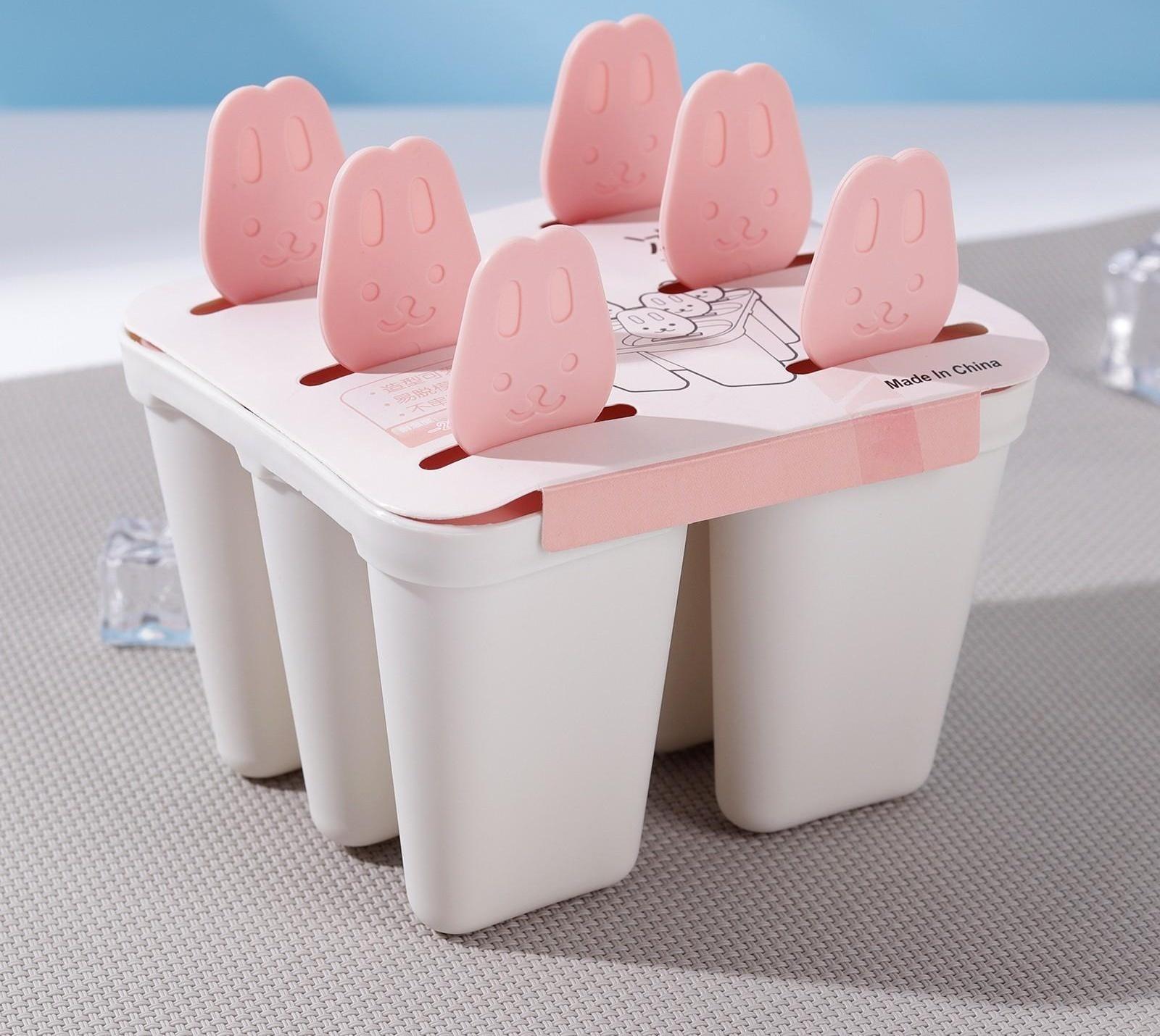 Форма для мороженого 6 ячеек «Нега», цвета МИКС