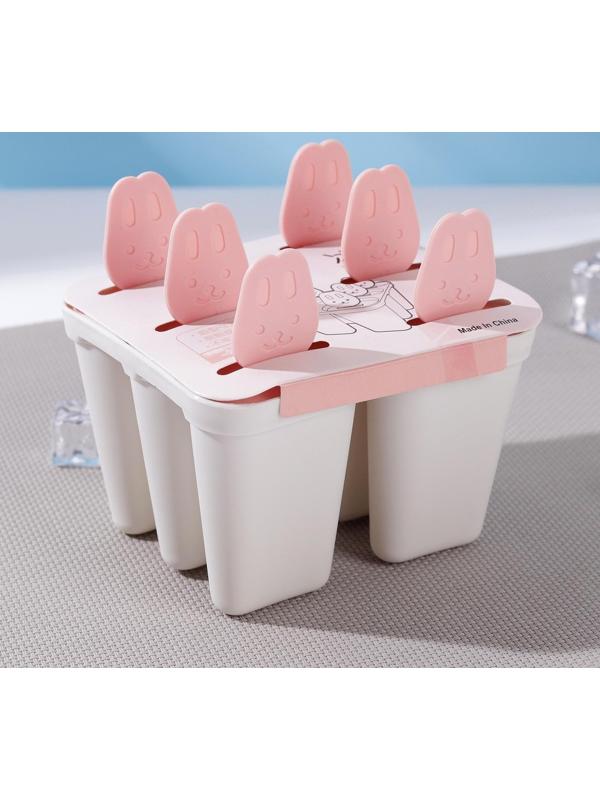 Форма для мороженого 6 ячеек «Нега», цвета МИКС