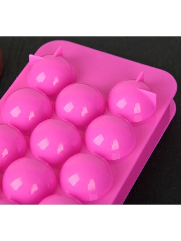 Форма для льда и шоколада «Шар», 20 ячеек