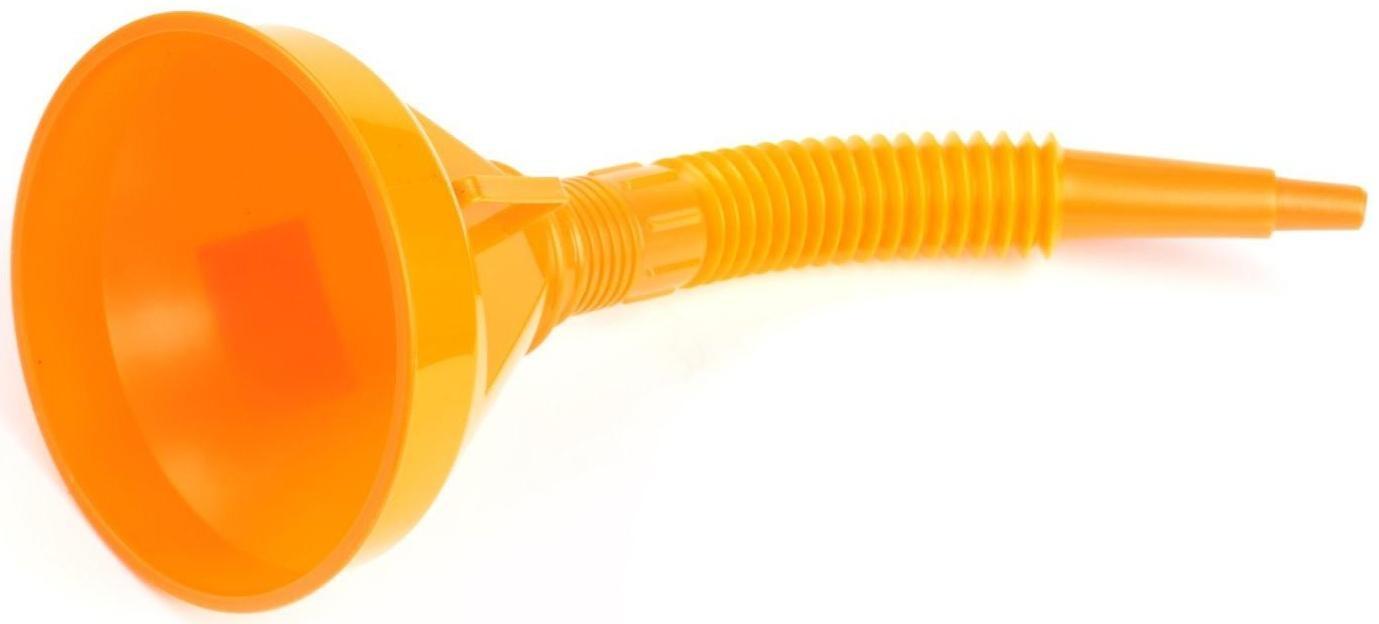 Воронка для ГСМ с сеткой, диаметр 145 мм, высота 340 мм, оранжевый