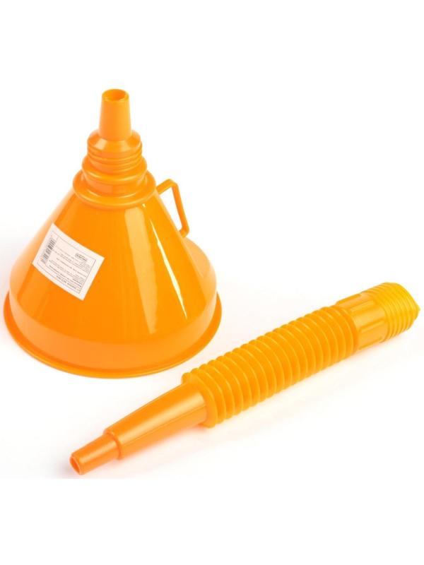 Воронка для ГСМ с сеткой, диаметр 145 мм, высота 340 мм, оранжевый