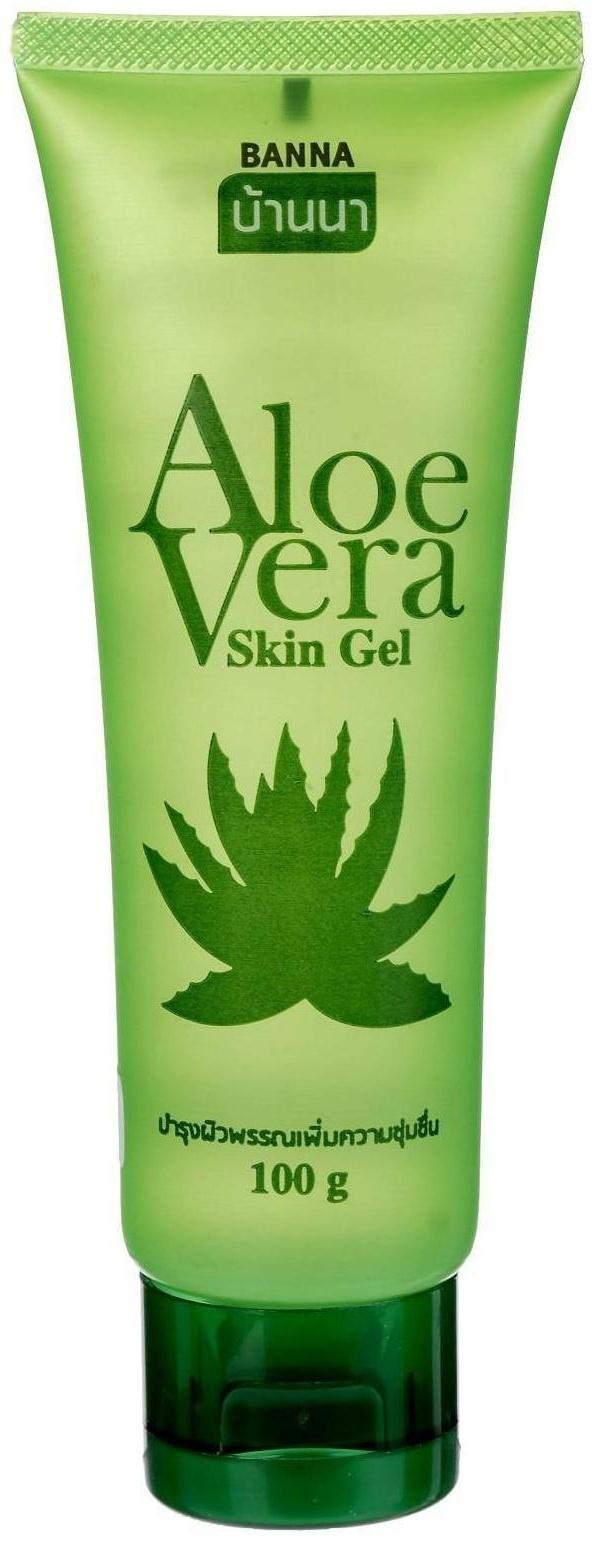 Гель для лица и тела Banna алоэ вера, при ожогах, царапинах, раздражении кожи, 100 г