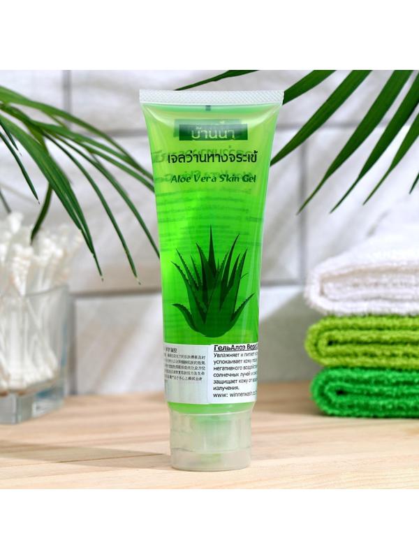 Гель для лица и тела Banna алоэ вера, при ожогах, царапинах, раздражении кожи, 100 г