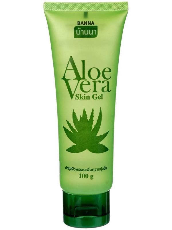 Гель для лица и тела Banna алоэ вера, при ожогах, царапинах, раздражении кожи, 100 г