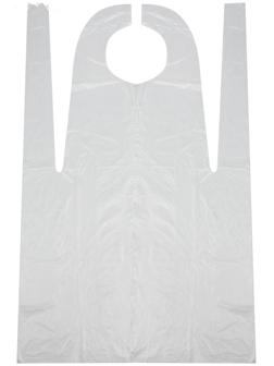 Фартук защитный белый, 10 мкм., размер 68*110 см.