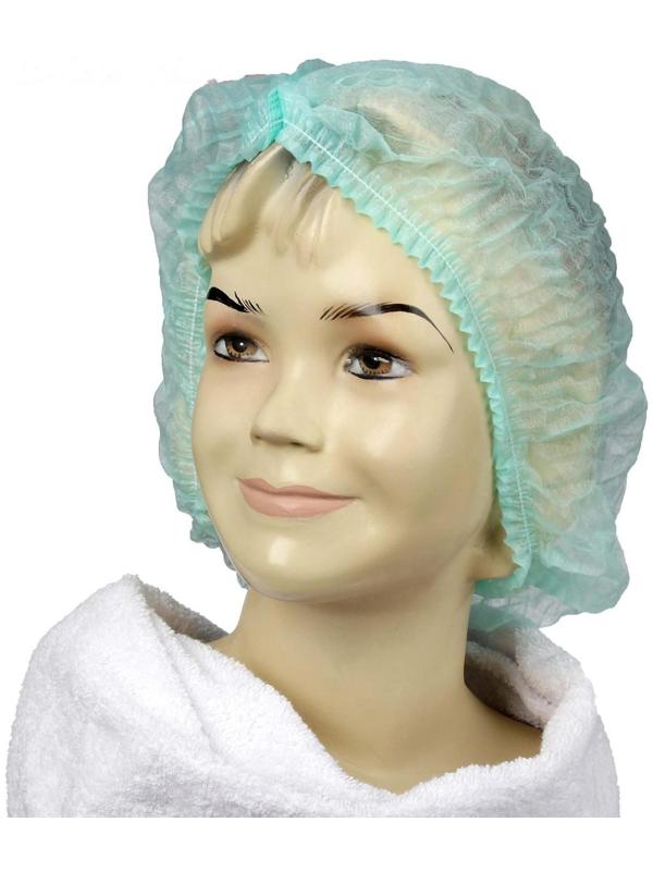 Шапочка «Шарлотта» 10 г/м2, зелёная, 100 шт.