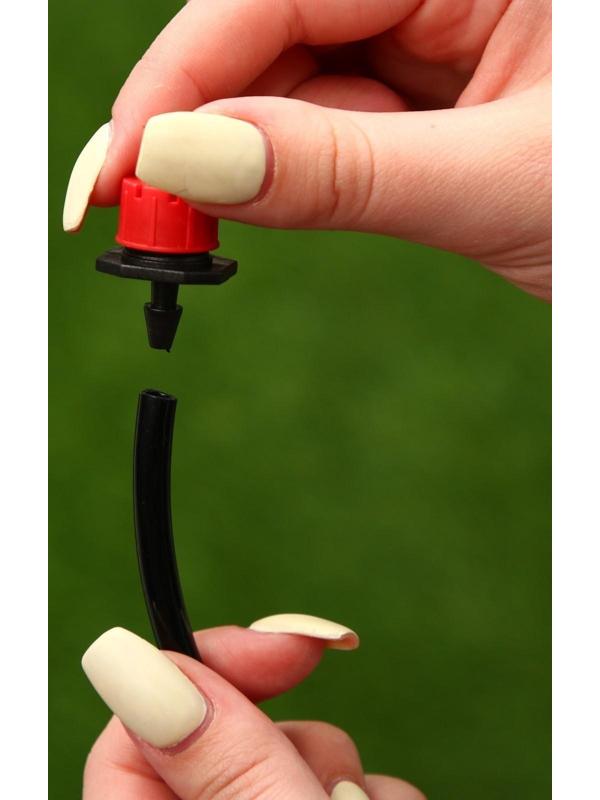 Форсунка-кнопка разбрызгивающая для капельного полива, малая