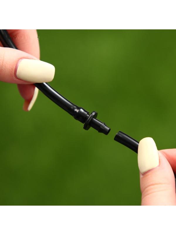 Переходник для капельного полива, 5 мм, пластик