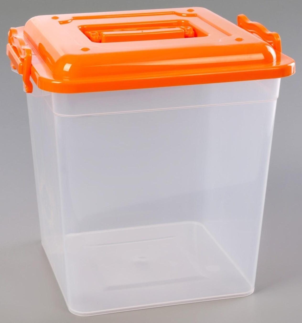 Контейнер квадратный, 12 л, цвет МИКС