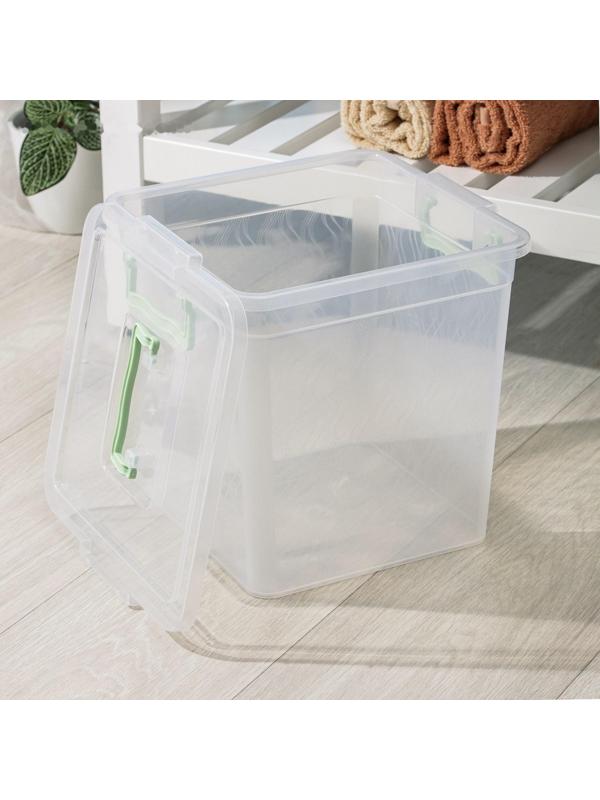 Контейнер квадратный, 12 л, цвет МИКС