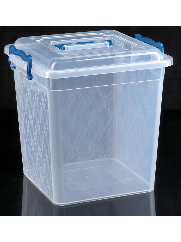 Контейнер квадратный, 12 л, цвет МИКС