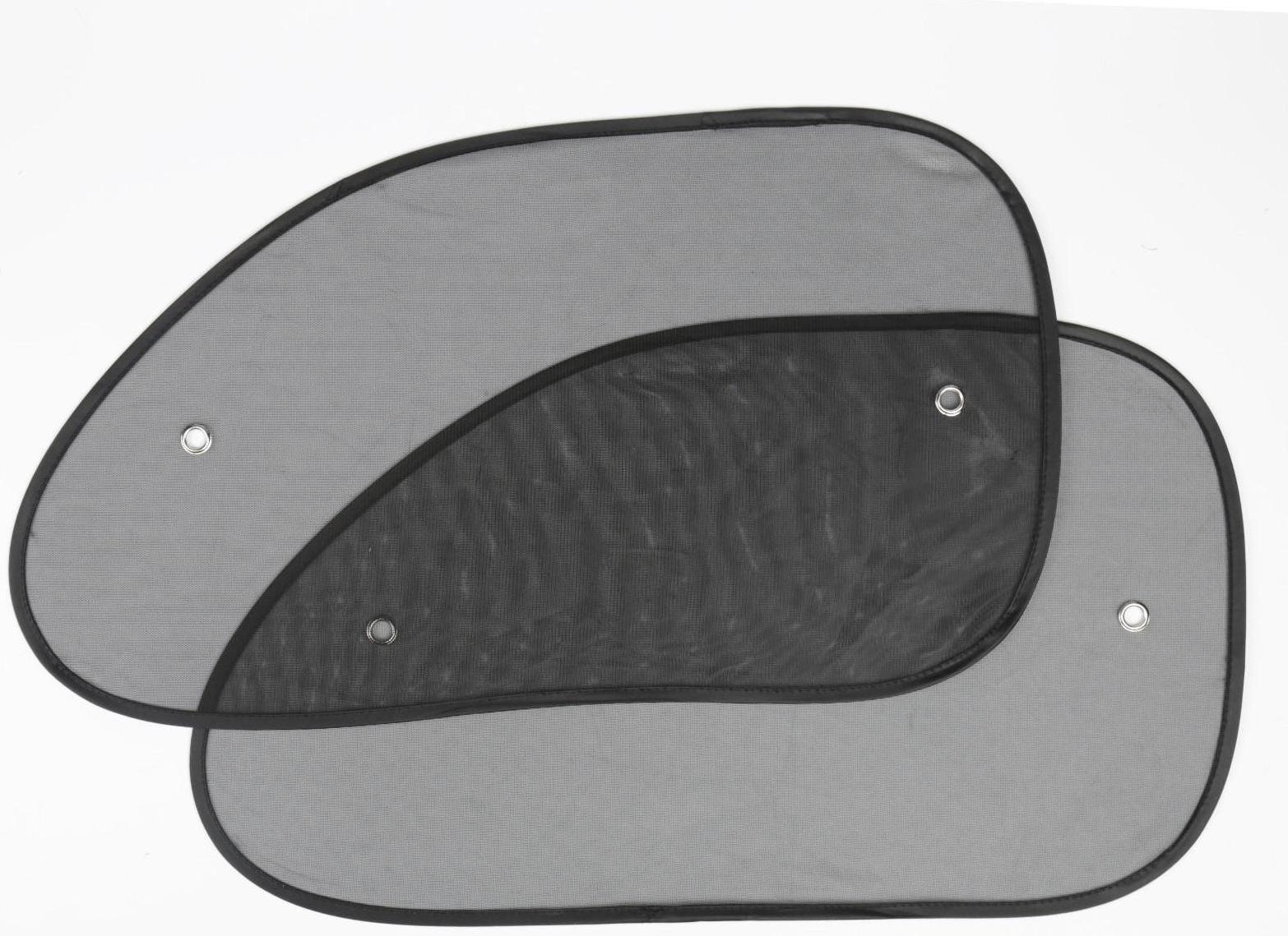 Шторки солнцезащитные на присосках TORSO, 36x65 см, набор 2 шт