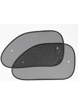 Шторки солнцезащитные на присосках TORSO, 36x65 см, набор 2 шт