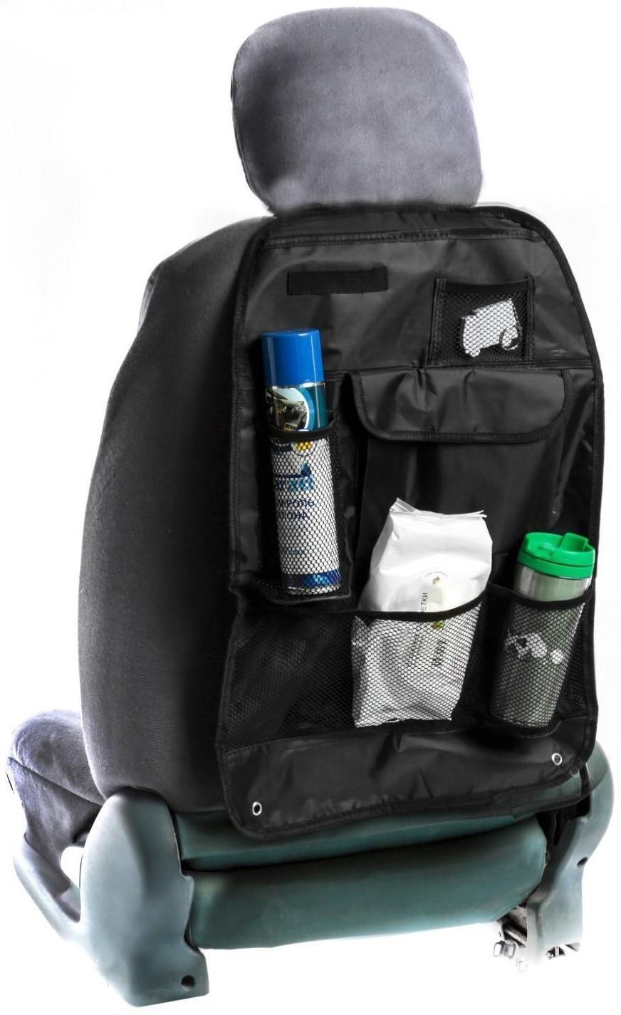 Органайзер на спинку сиденья 39 х 60 см, черный