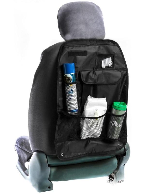 Органайзер на спинку сиденья 39 х 60 см, черный