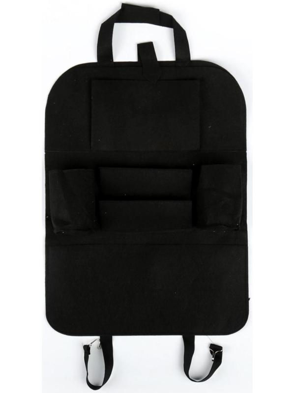 Органайзер на спинку сиденья 55×41 см, черный