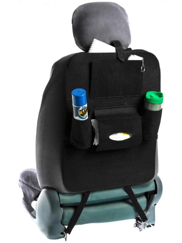 Органайзер на спинку сиденья 55×41 см, черный