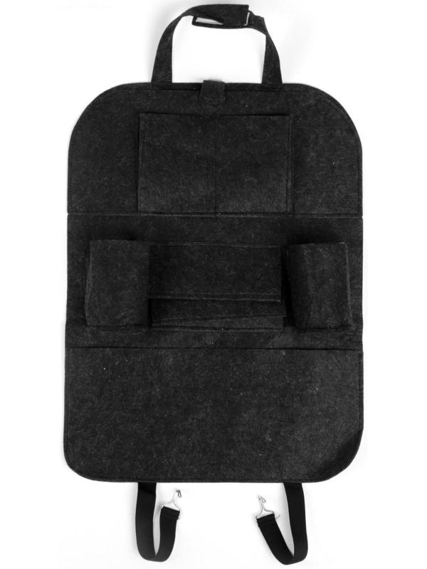 Органайзер на спинку сиденья 55×41 см, темно-серый