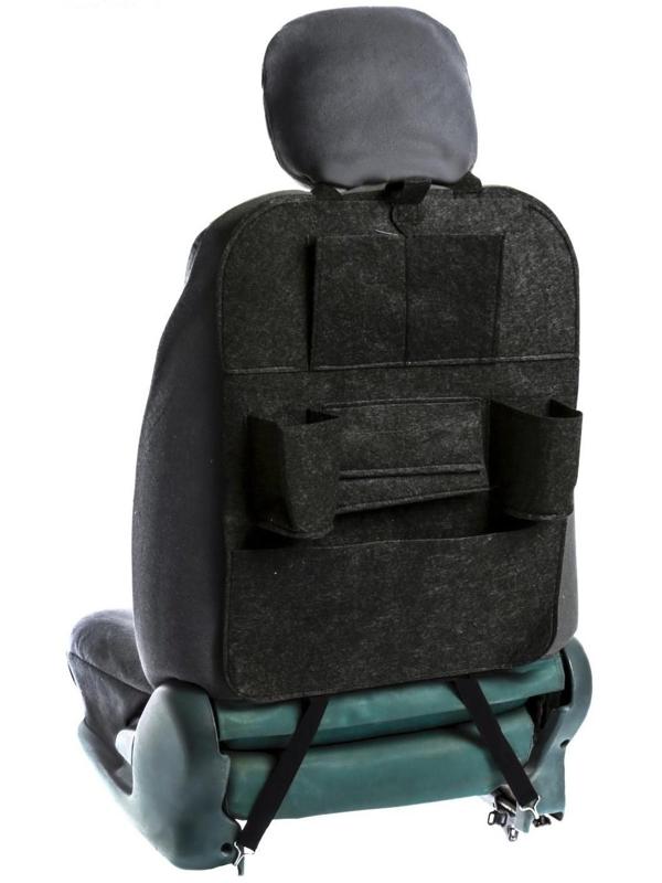 Органайзер на спинку сиденья 55×41 см, темно-серый