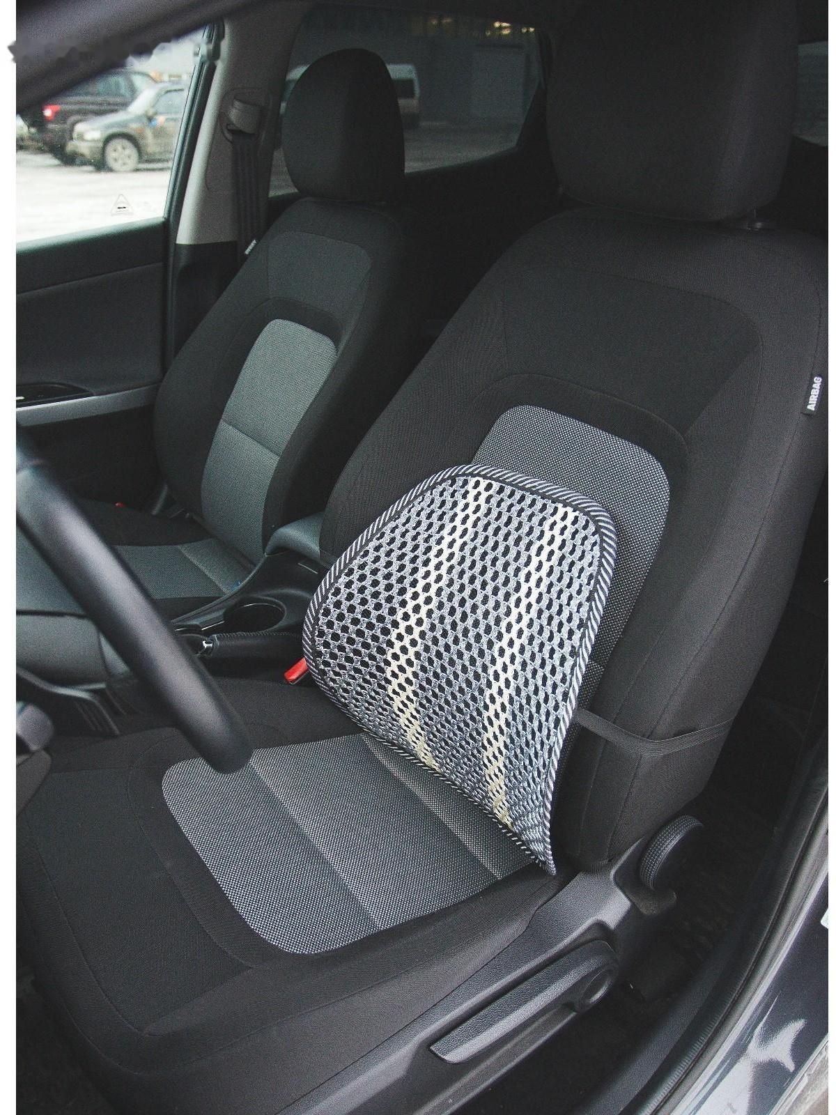 Ортопедическая спинка на сиденье TORSO, 38x39 см, тёмно-серый