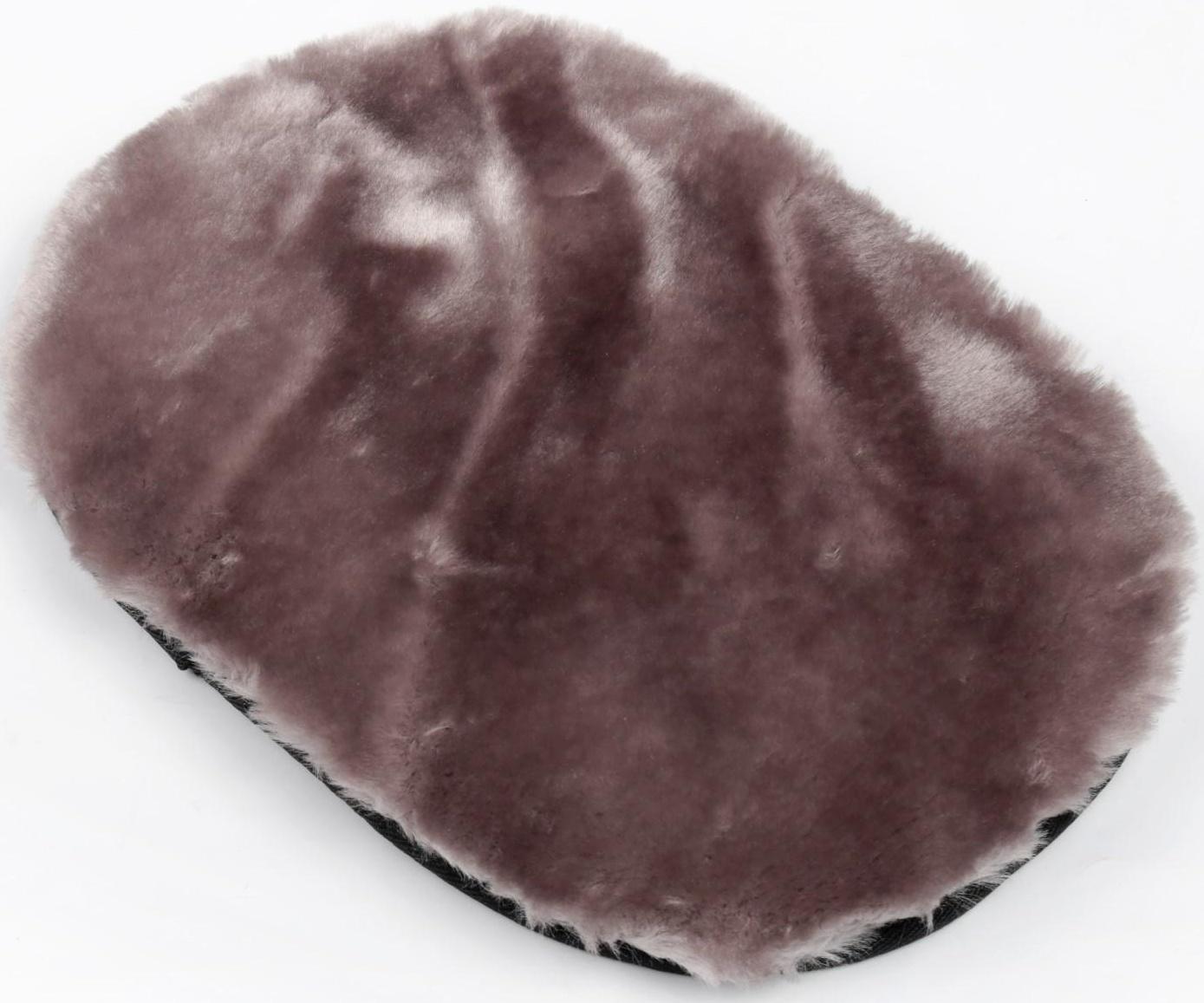 Варежка для полировки односторонняя 23x17 см, искусственный мех, микс