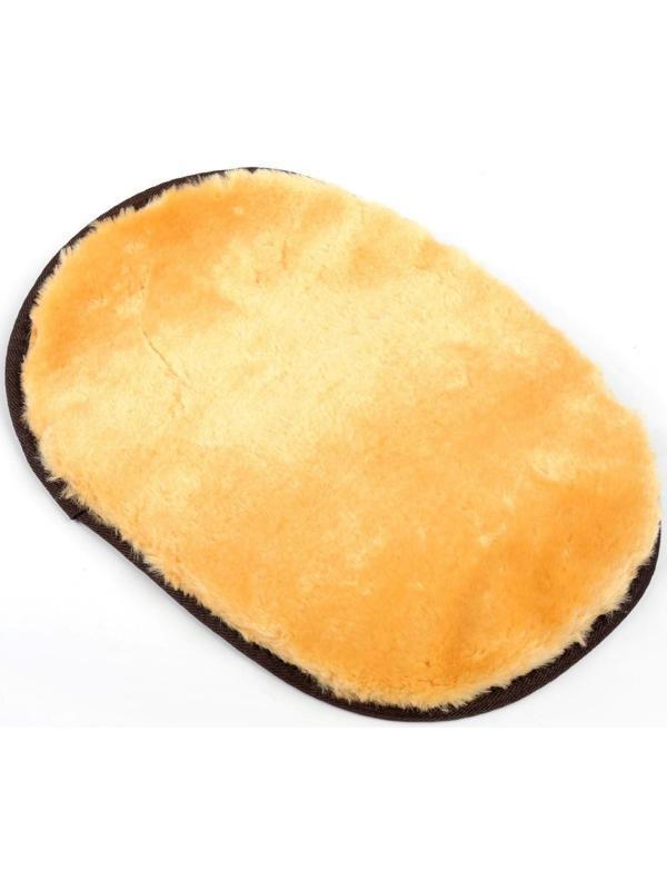 Варежка для полировки односторонняя 23x17 см, искусственный мех, микс