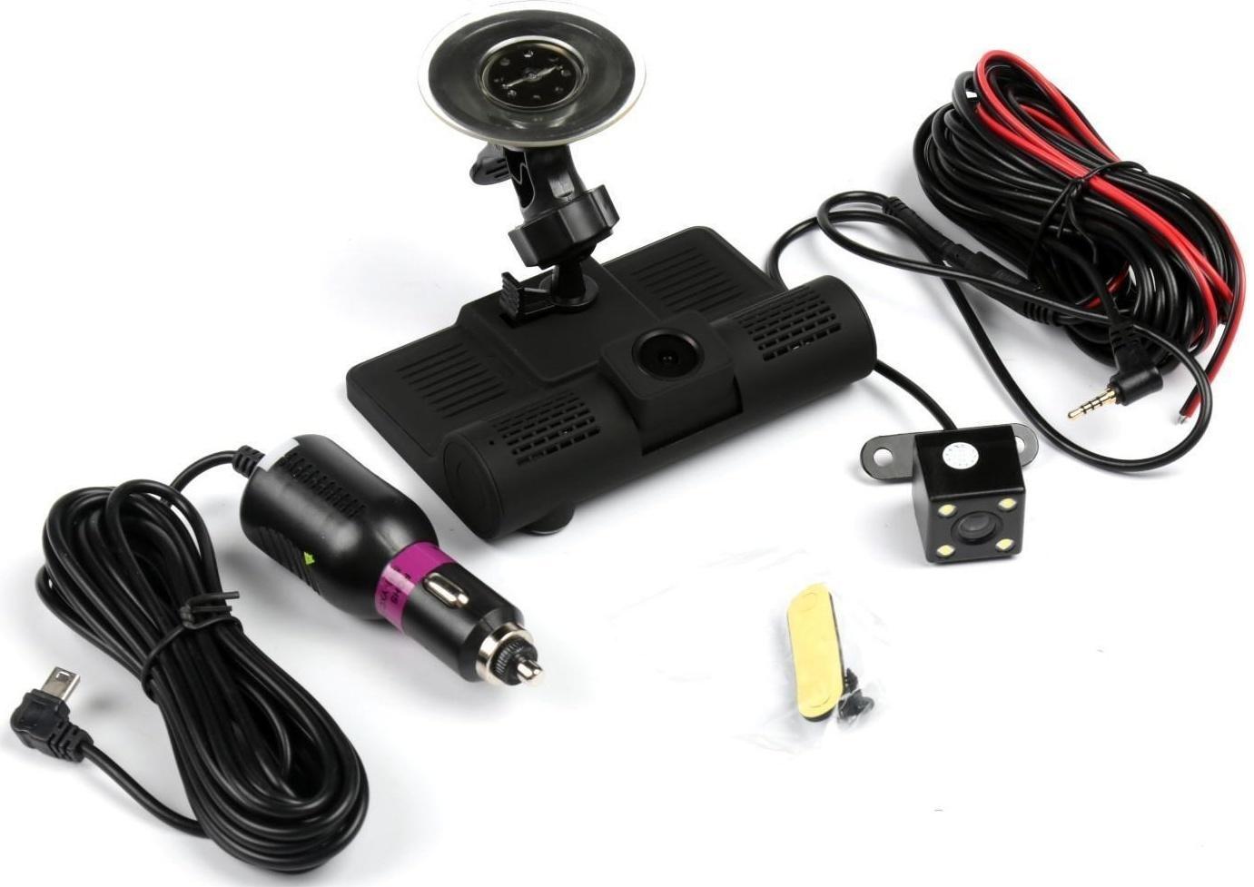 Видеорегистратор Cartage, 3 камеры, FHD 1080, LTPS 4.0, обзор 120°