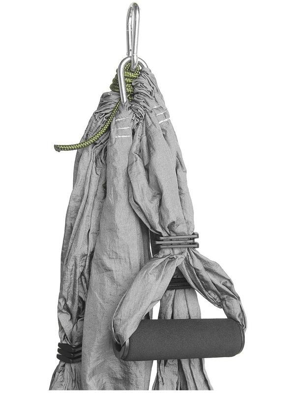 Гамак для йоги 250 х 140 см, цвет серый