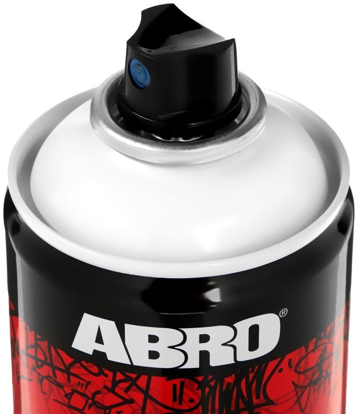 Краска-спрей Abro SABOTAGE 4 чёрный матовый, 226 г/272 мл SPG-004