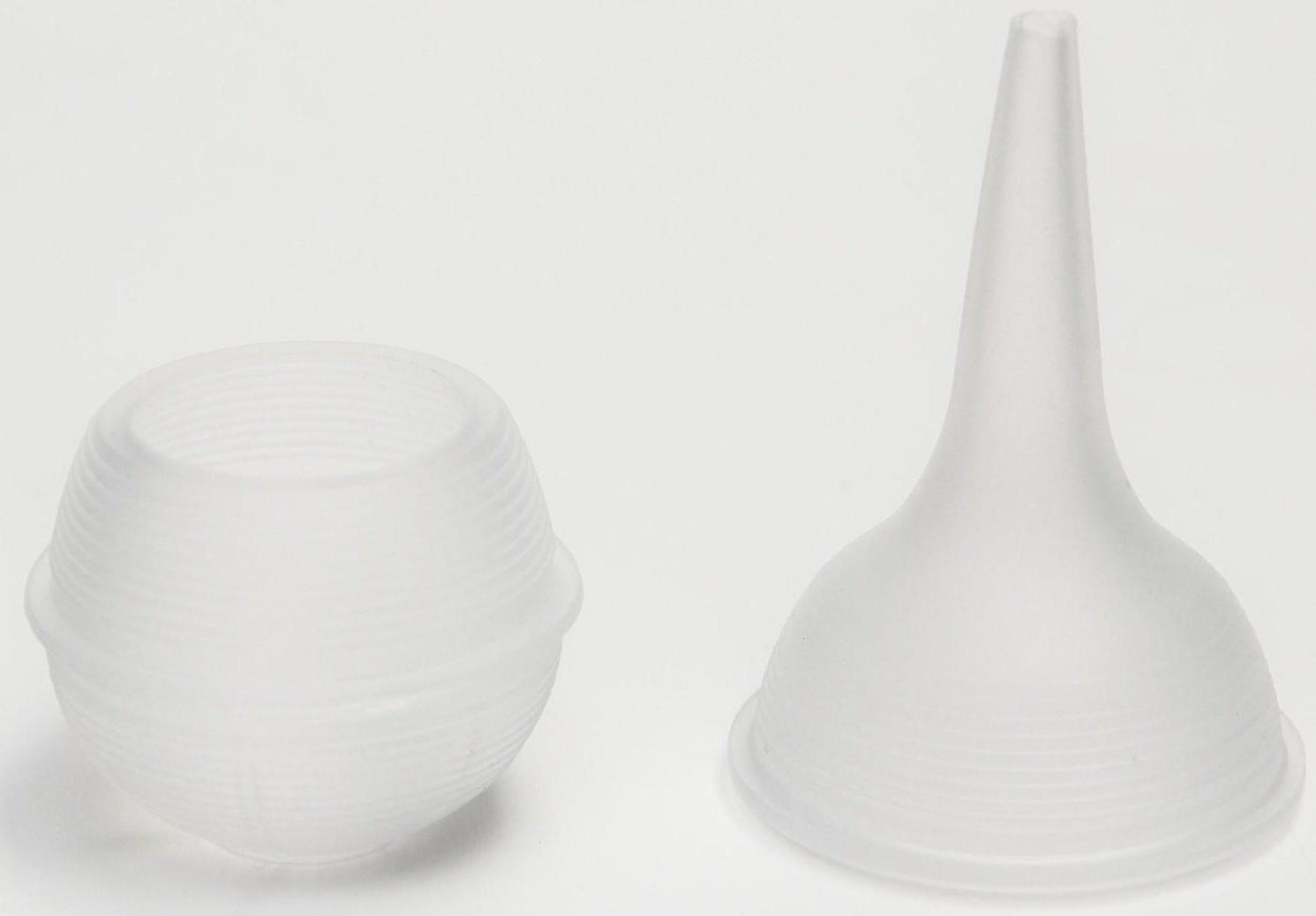 Детский назальный аспиратор - спринцовка белый